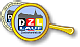 DZL-Lupe Ausweishlle mit Loch und Schlitz transparent