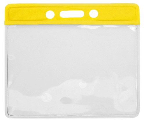 Ausweishüllen Ausweiskartenhalter-vinyl-1B-gelb