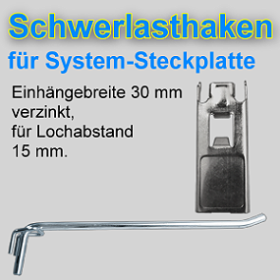 Lochwandhaken Steckplatte